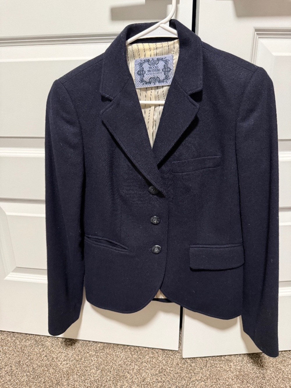 Navy Women's Brooks Brothers Size 4 Vintage Vault Brooks Brothers Blazer